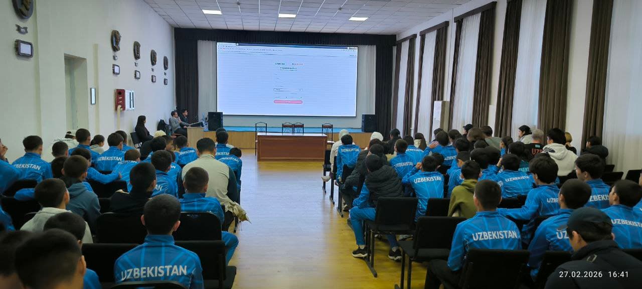 Bo‘lajak chempionlarga antidoping qoidalari tushuntirildi