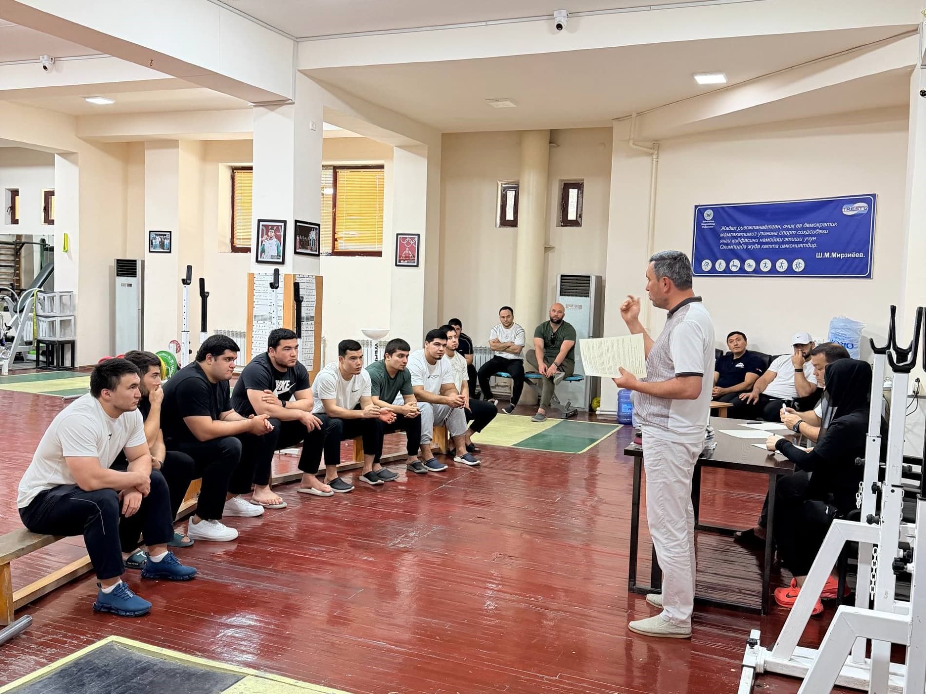 Og‘ir atletikachilarga toza sport tamoyillari tushuntirildi
