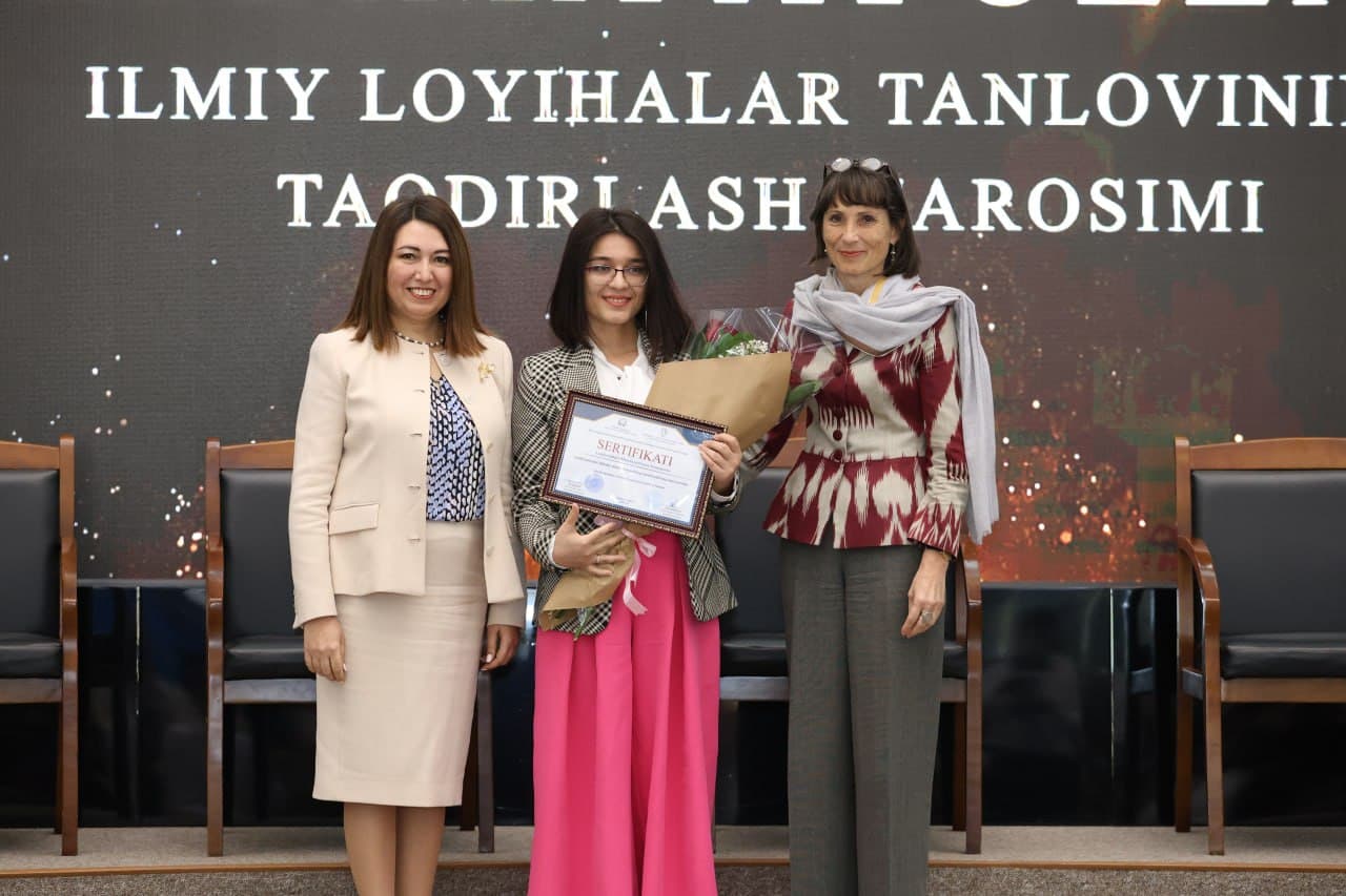 “Olima ayollar” ilmiy loyihalar tanlovi natijalari boʻyicha taqdirlash marosimi boʻlib oʻtdi