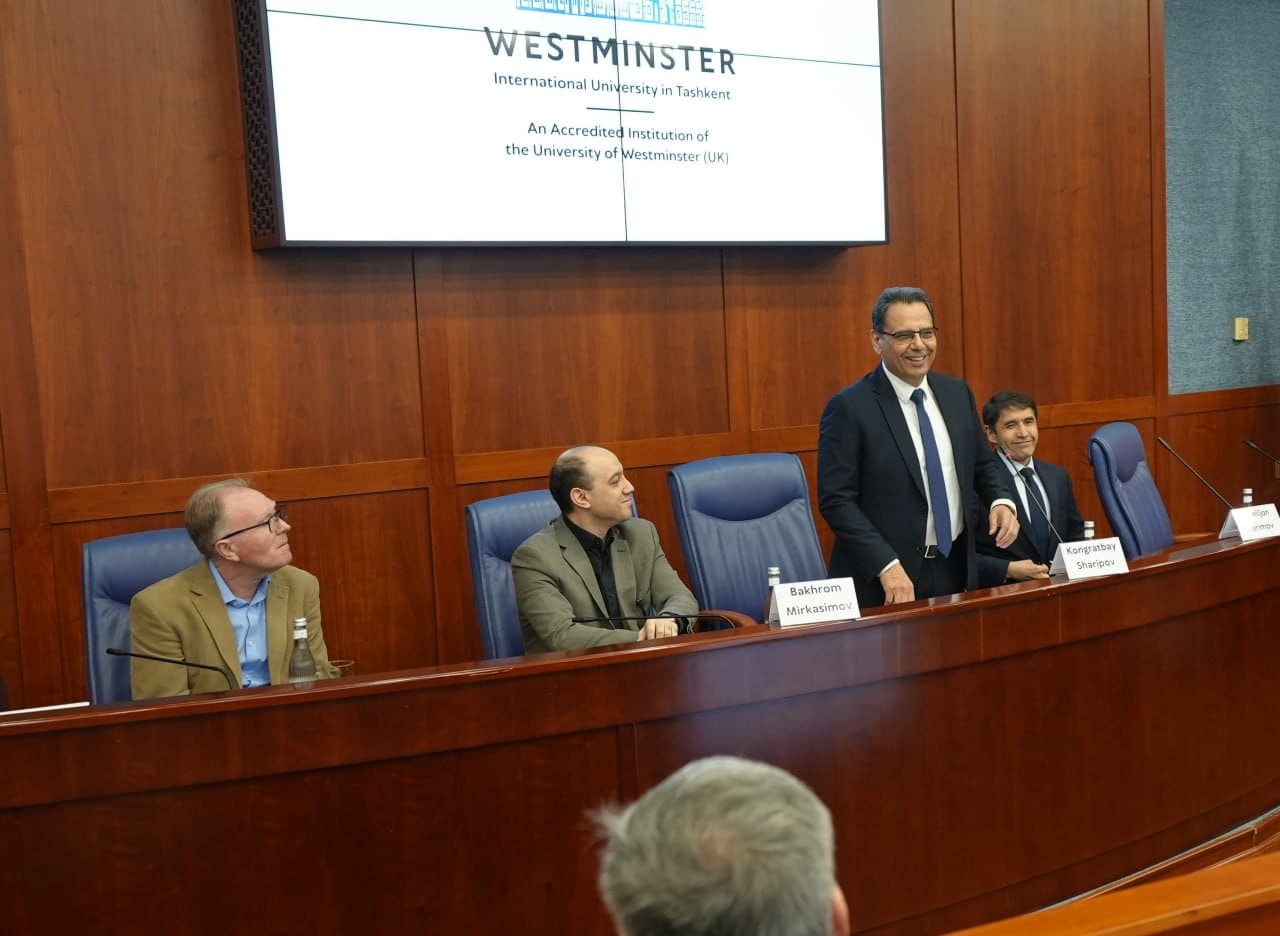 The newly appointed rector is introduced to the staff