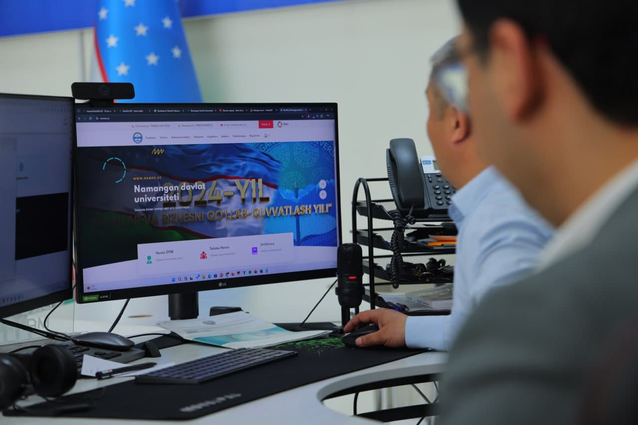 Vazir maslahatchisi Namangan va Farg‘ona viloyatidagi oliy ta’lim muassasalarida raqamlashtirish bo‘yicha olib borilayotgan ishlar bilan tanishdi