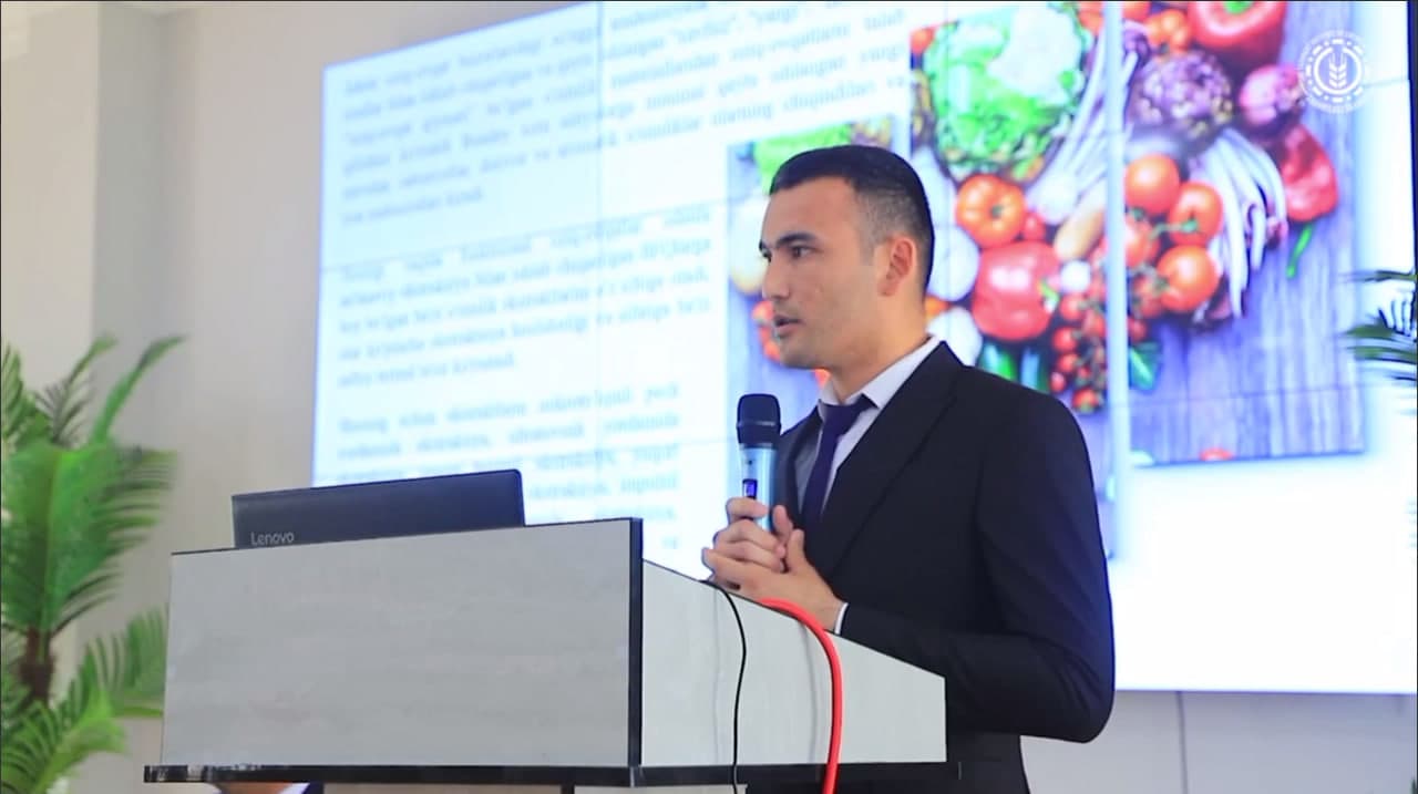 A republican scientific and practical conference on the topic “Food Safety and Innovative Technologies” was held at the Shakhrisabz branch of the Tashkent Institute of Chemical Technology