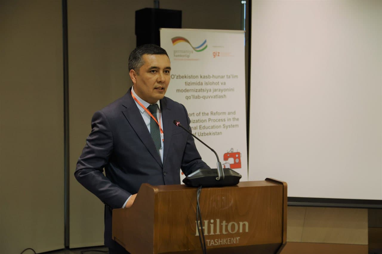 Профессионал таълим муассасалари раҳбар ва педагог кадрларини Германия методикаси асосида ўқитиш бўйича дастур муваффақиятли амалга оширилди