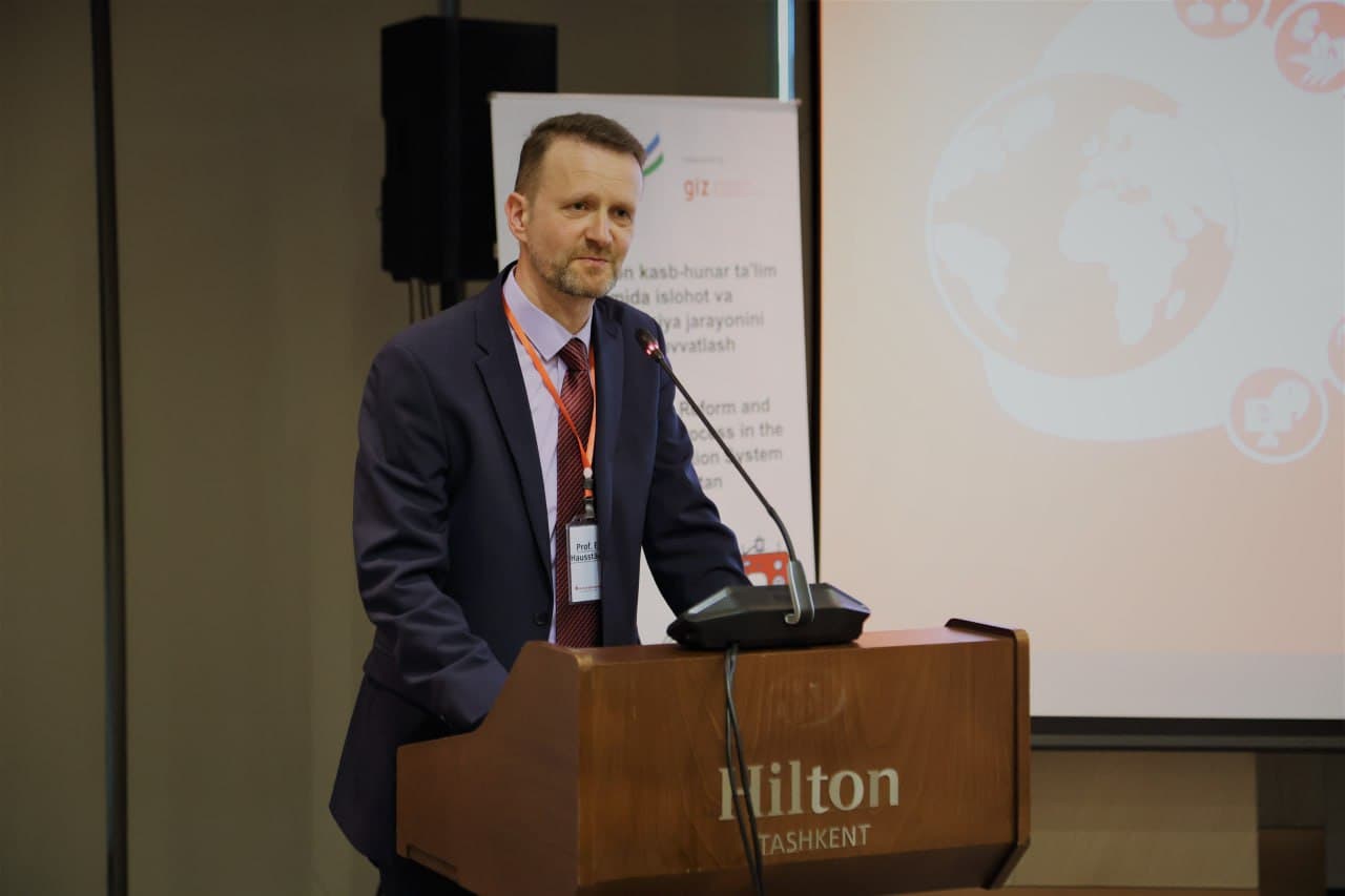 Профессионал таълим муассасалари раҳбар ва педагог кадрларини Германия методикаси асосида ўқитиш бўйича дастур муваффақиятли амалга оширилди