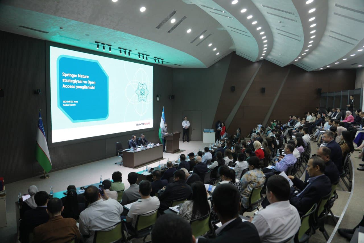 The Springer Nature Awards-2024 honoured the most active institutions and authors in Uzbekistan