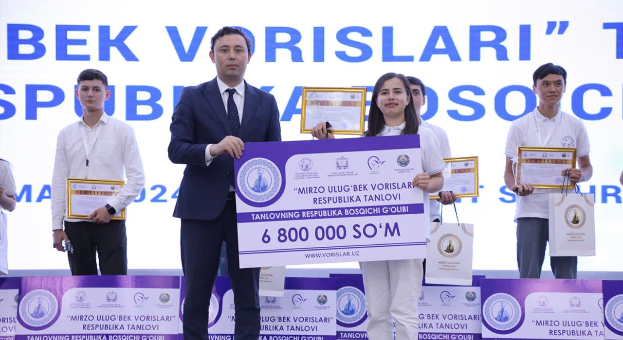 “Mirzo Ulugʻbek vorislari” Respublika tanlovi gʻoliblari taqdirlandi