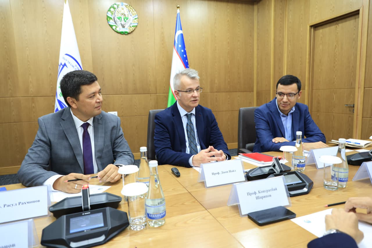 GWP Solutions компанияси билан касбий таълим соҳасида ҳамкорлик истиқболлари муҳокама қилинди