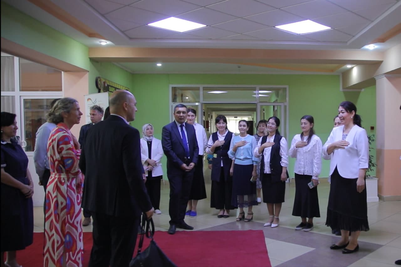 Руководители немецких партнерских организаций посетили профессиональные учебные заведения Ташкента