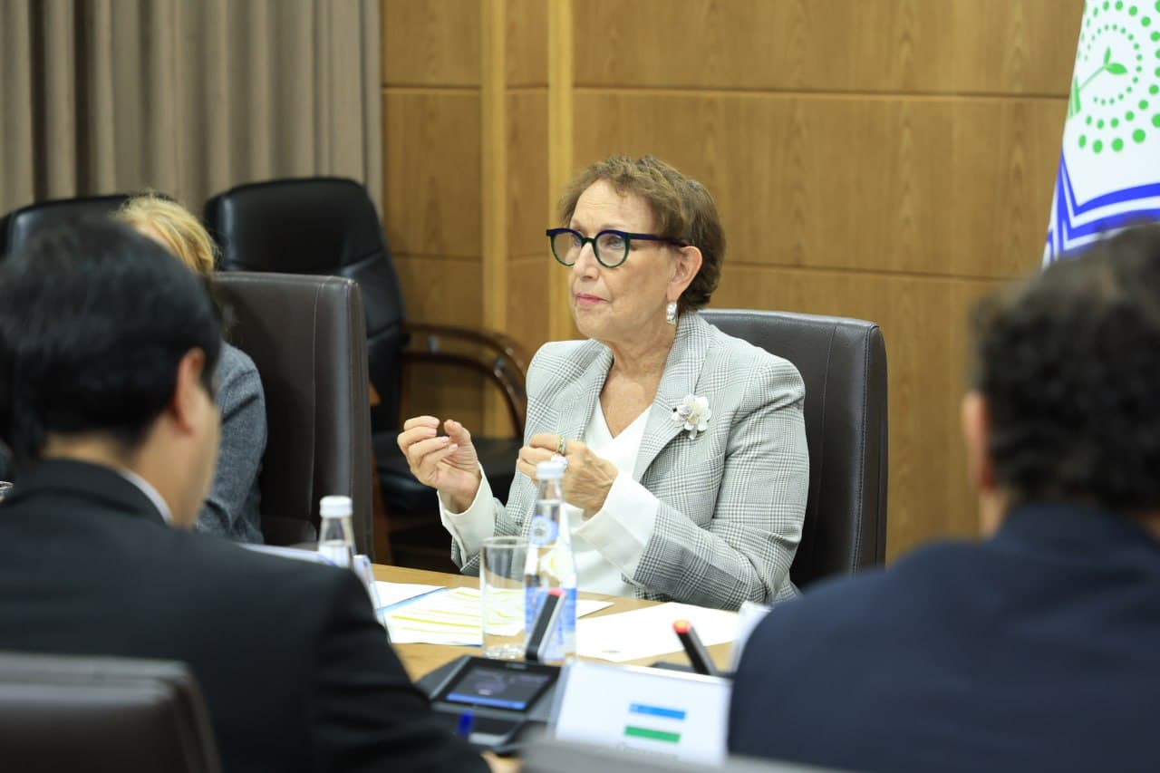 3 октябр куни Олий таълим, фан ва инновациялар вазири Қўнғиротбой Шарипов БМТнинг Савдо ва тараққиёт конференцияси (УНCТАД) Бош котиби Ребека Гринспан билан учрашув ўтказди.