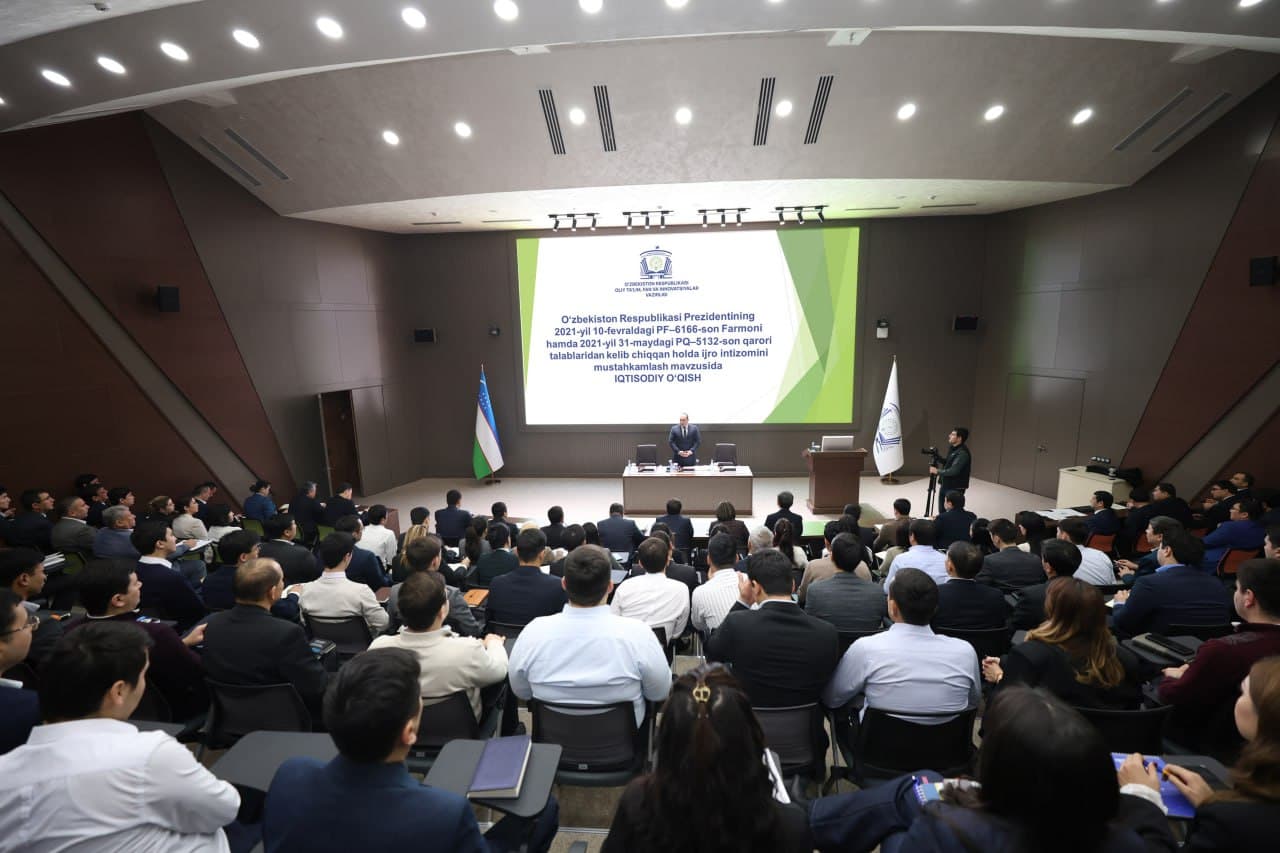 Ijro intizomini mustahkamlash boʻyicha iqtisodiy oʻqish tashkil etildi