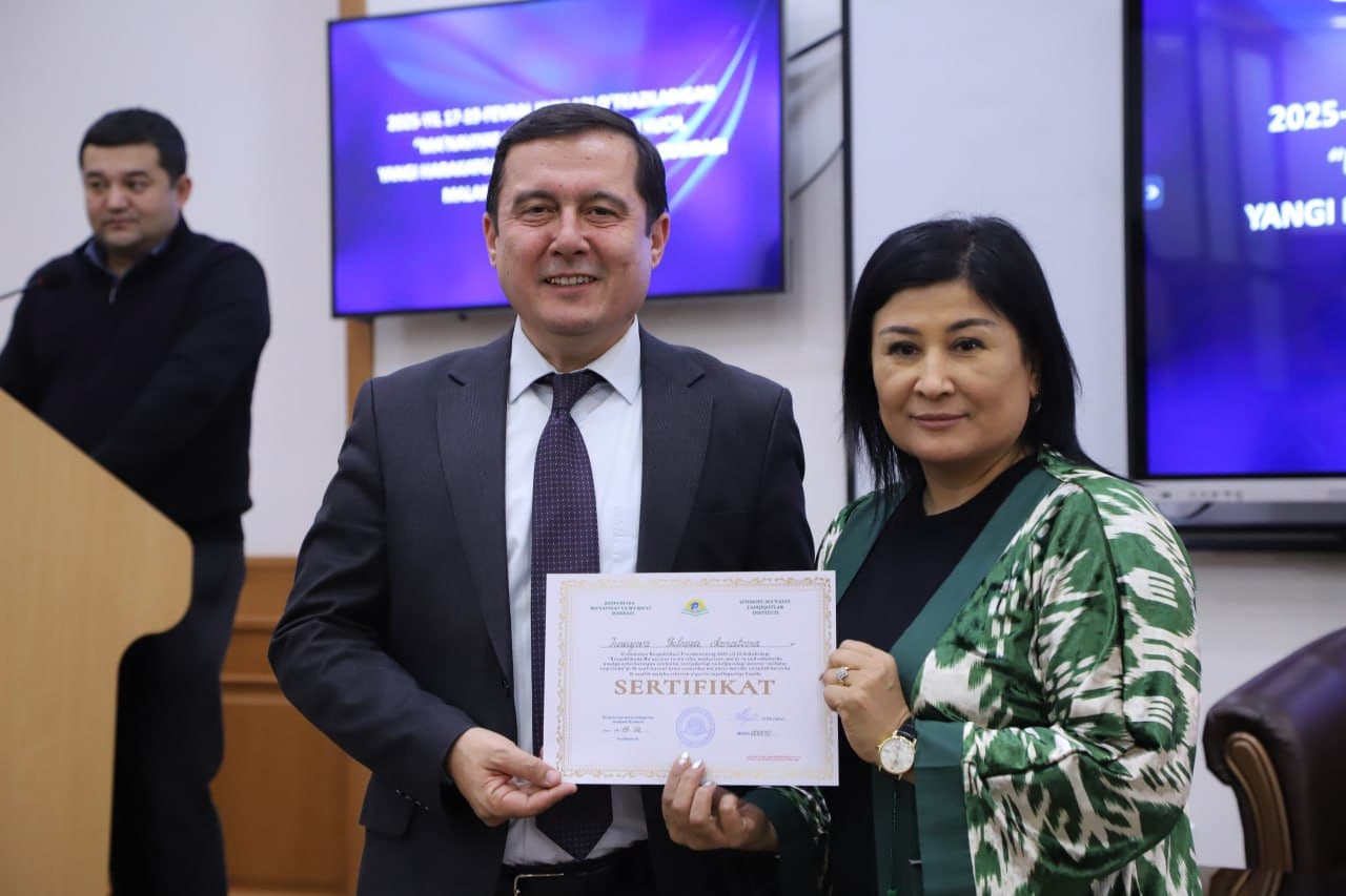 “Maʼnaviyat hayotimizda yangi kuch, yangi harakatga aylanishi kerak” mavzusidagi malaka oshirish o‘quv-seminari o‘z yakuniga yetdi