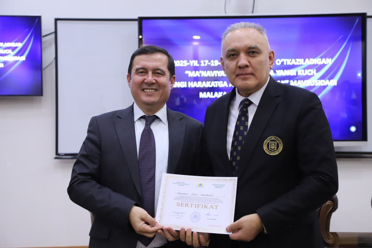 “Maʼnaviyat hayotimizda yangi kuch, yangi harakatga aylanishi kerak” mavzusidagi malaka oshirish o‘quv-seminari o‘z yakuniga yetdi