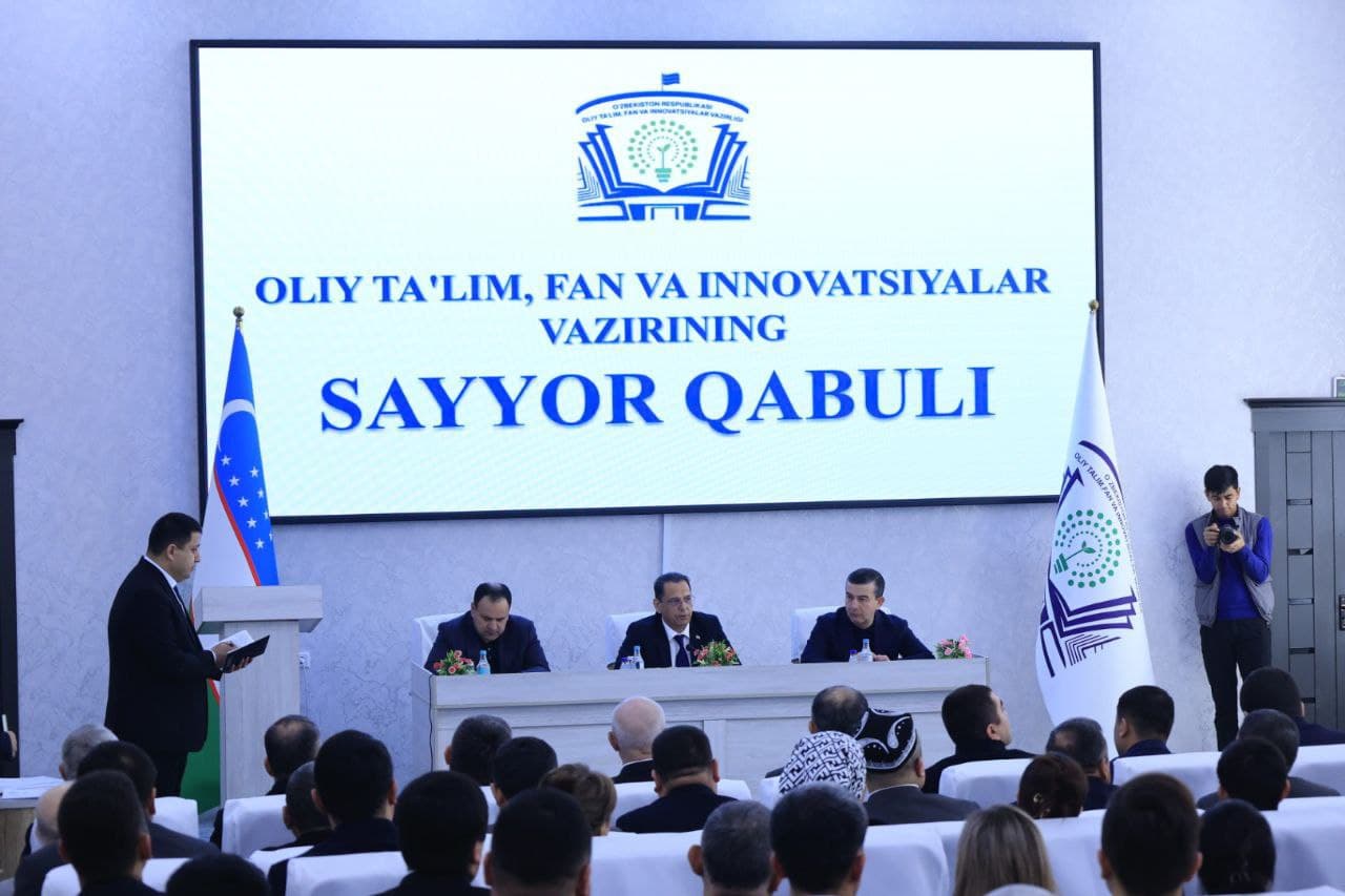 Namanganda vazirni qabuli tashkil etildi