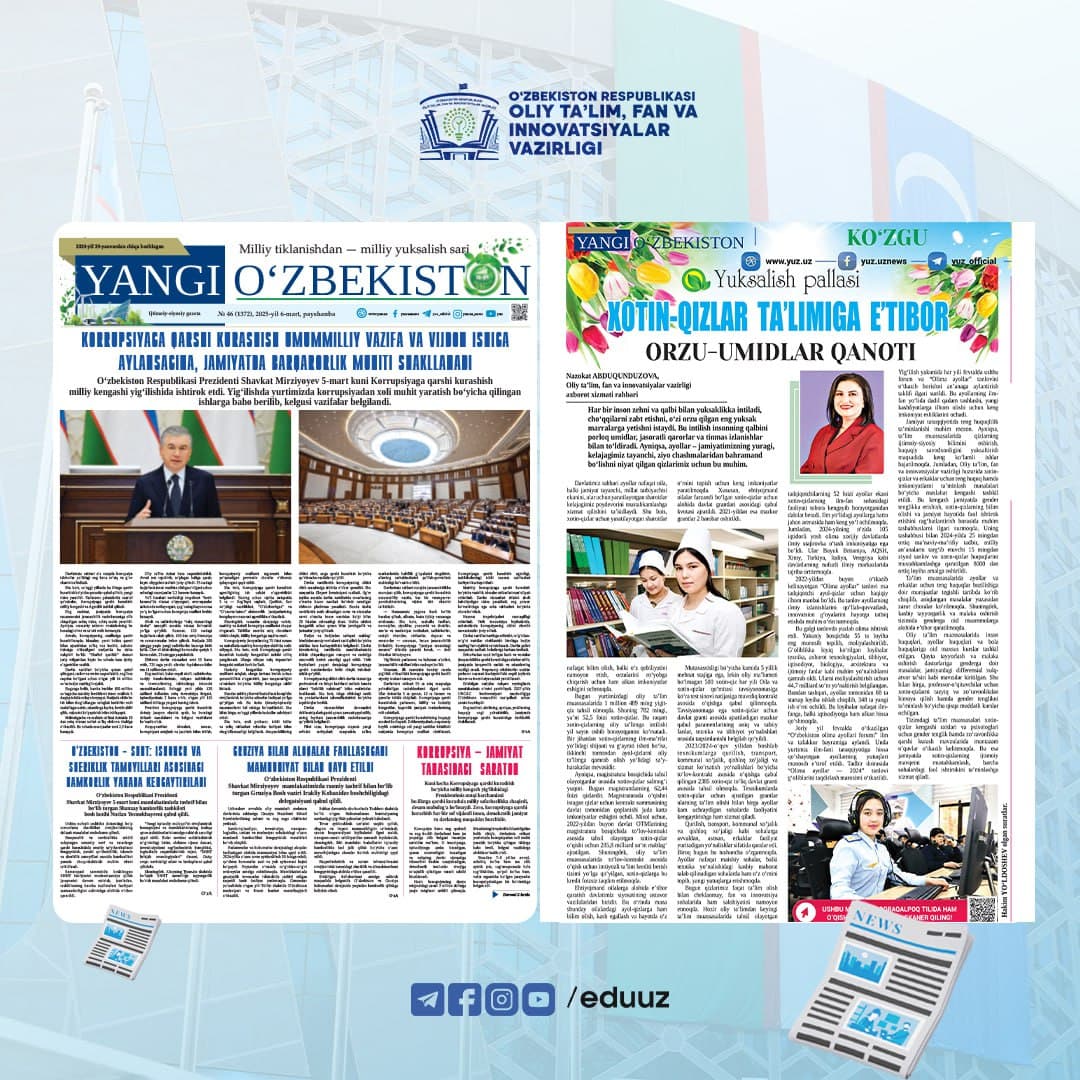 Xotin-qizlar ta’limiga e’tibor