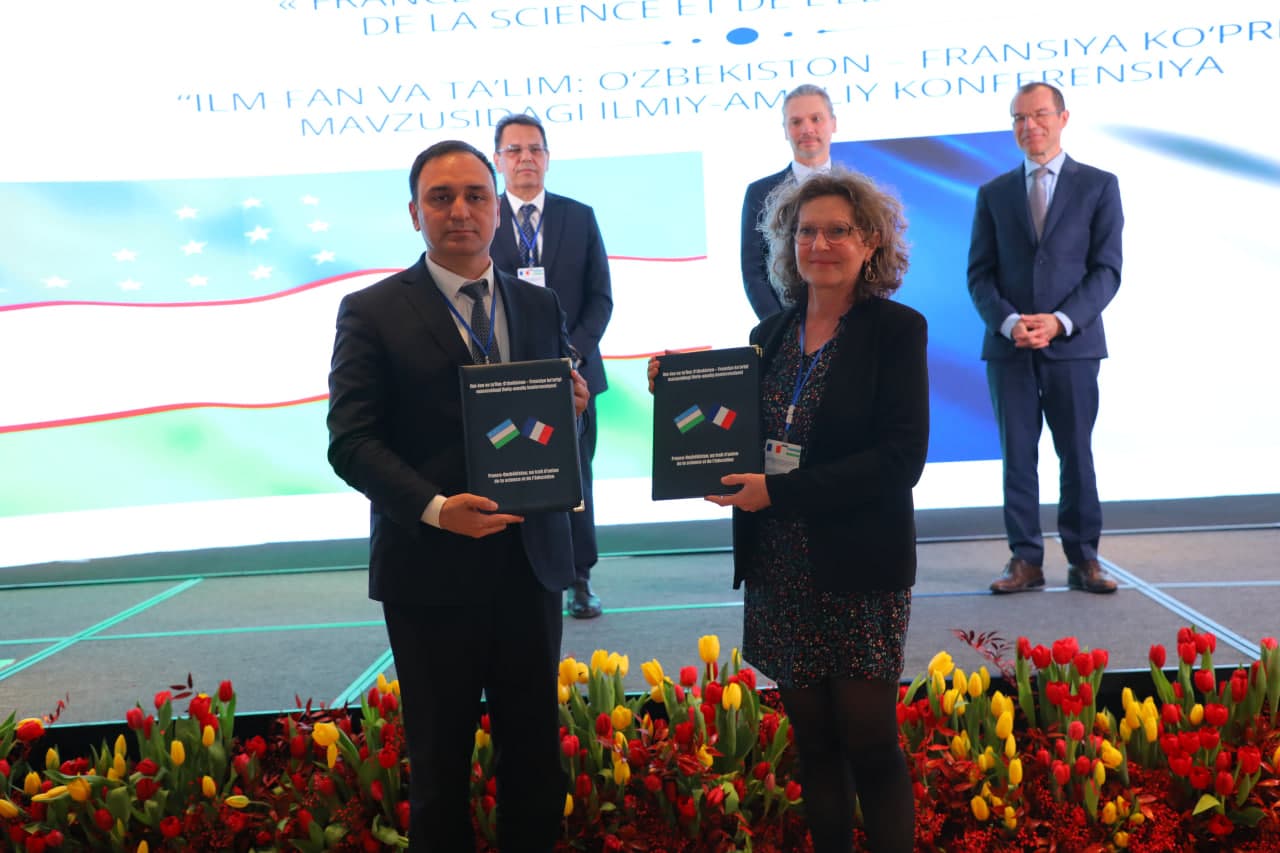 Parijda qo‘shma konferensiya: oliygohlararo 26 ta hamkorlik hujjatlari imzolandi