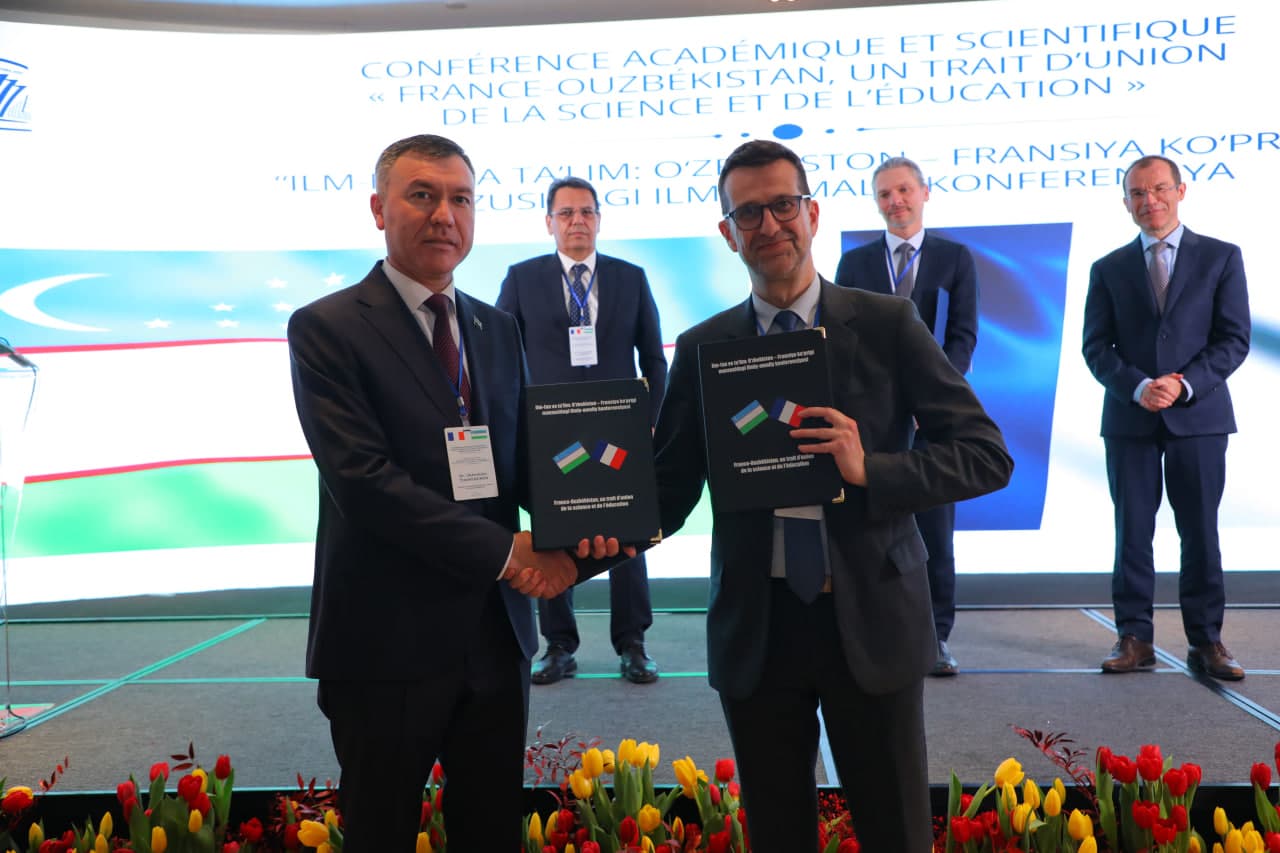 Parijda qo‘shma konferensiya: oliygohlararo 26 ta hamkorlik hujjatlari imzolandi