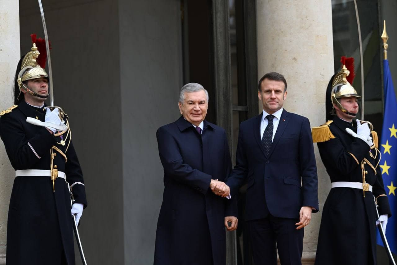 O‘zbekiston va Fransiya yetakchilari ikki tomonlama munosabatlarni strategik sheriklik darajasiga olib chiqdilar