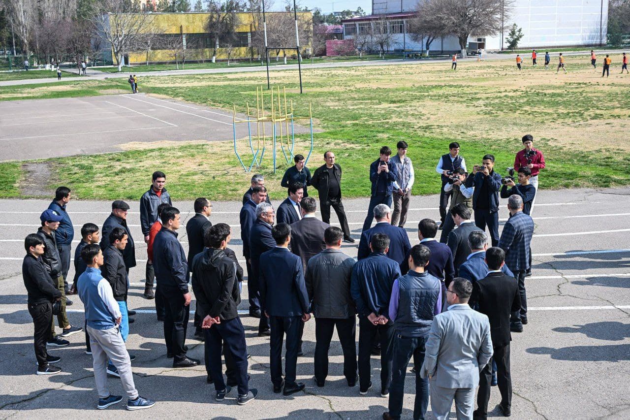 O‘zbekiston Milliy universitetida sport sharoitlari o‘rganildi