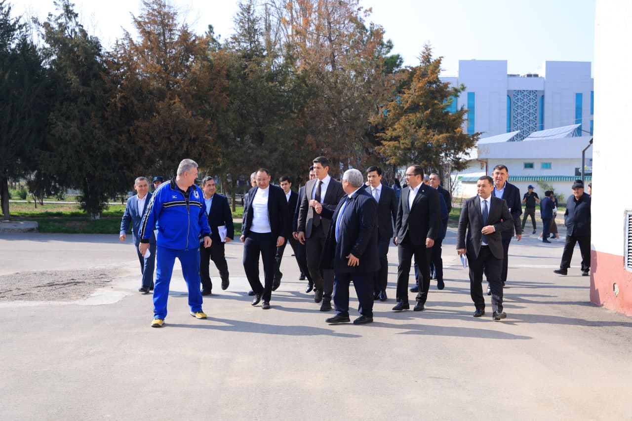 O‘zbekiston Milliy universitetida sport sharoitlari o‘rganildi