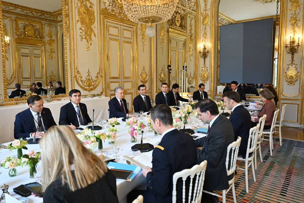 O‘zbekiston va Fransiya yetakchilari ikki tomonlama munosabatlarni strategik sheriklik darajasiga olib chiqdilar