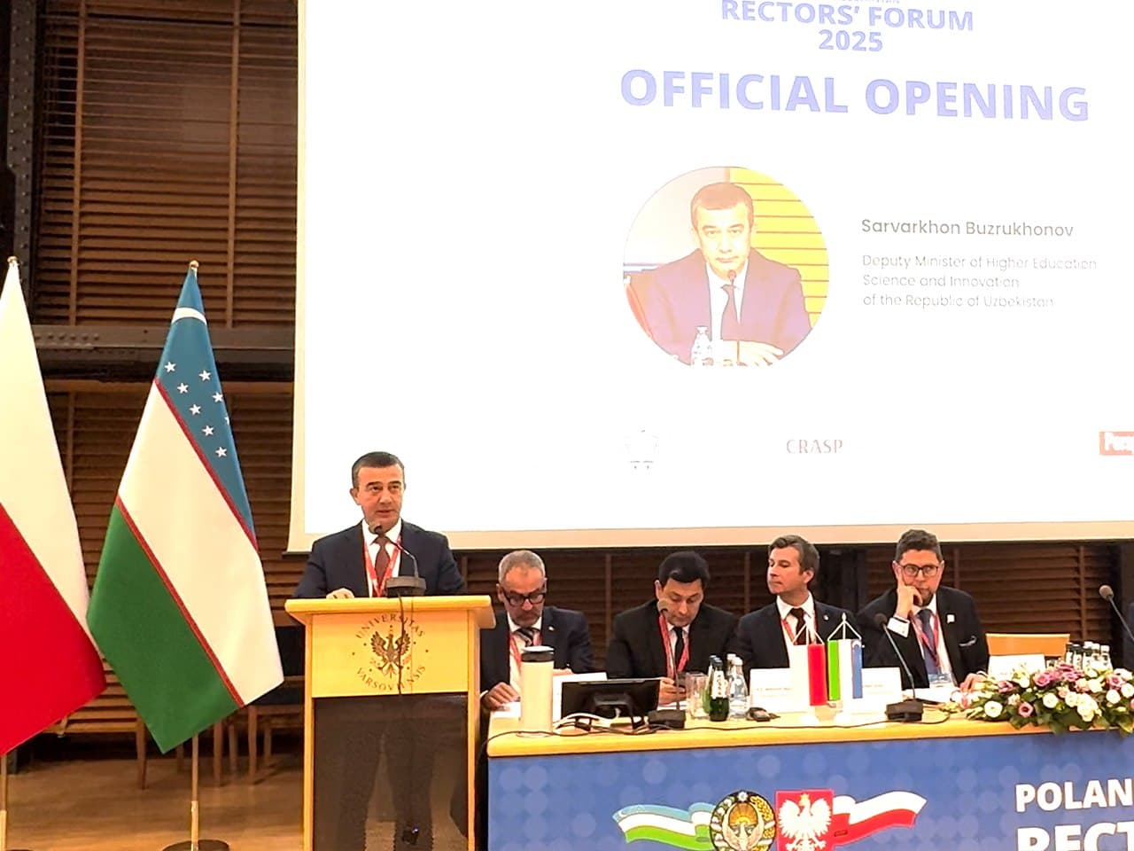 Varshavada O‘zbekiston va Polsha rektorlarining II forumi o‘tkazilmoqda