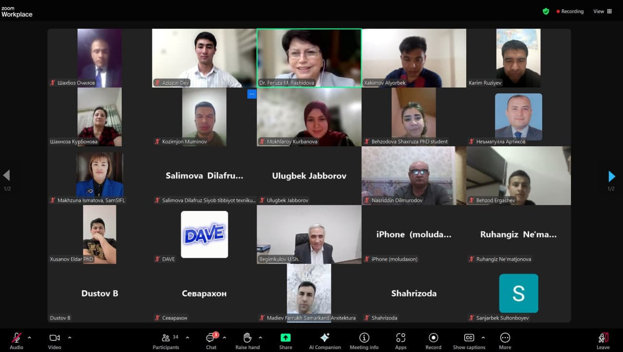 Jamoatchilik Kengashi: Mikro-malaka bo‘yicha navbatdagi onlayn suhbat o‘tkazildi