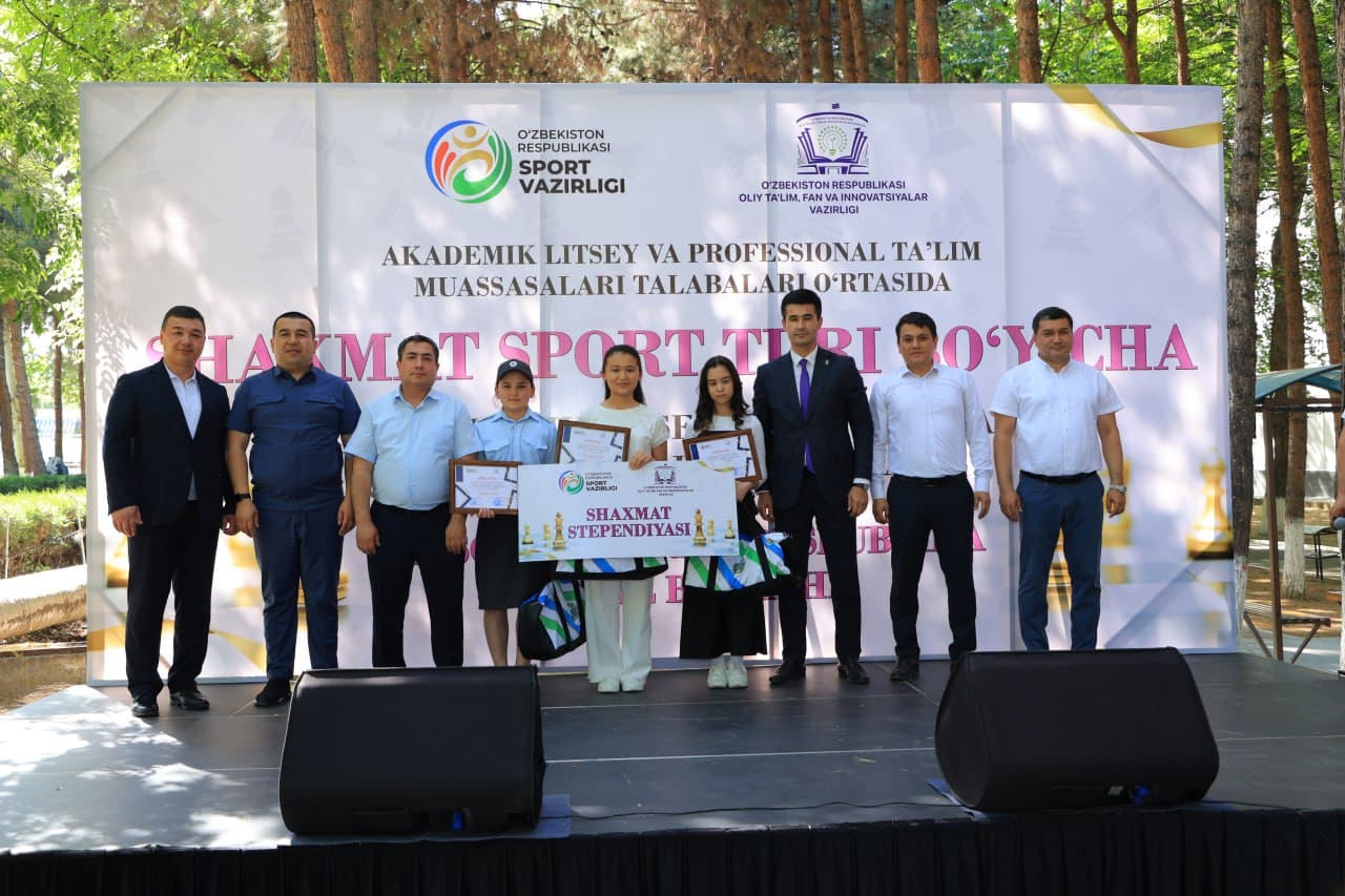 Shaxmat bo‘yicha “Akademik litsey ligasi” va “Professional taʼlim muassasalari ligasi” musobaqalarining g‘olib va sovrindorlari aniqlandi