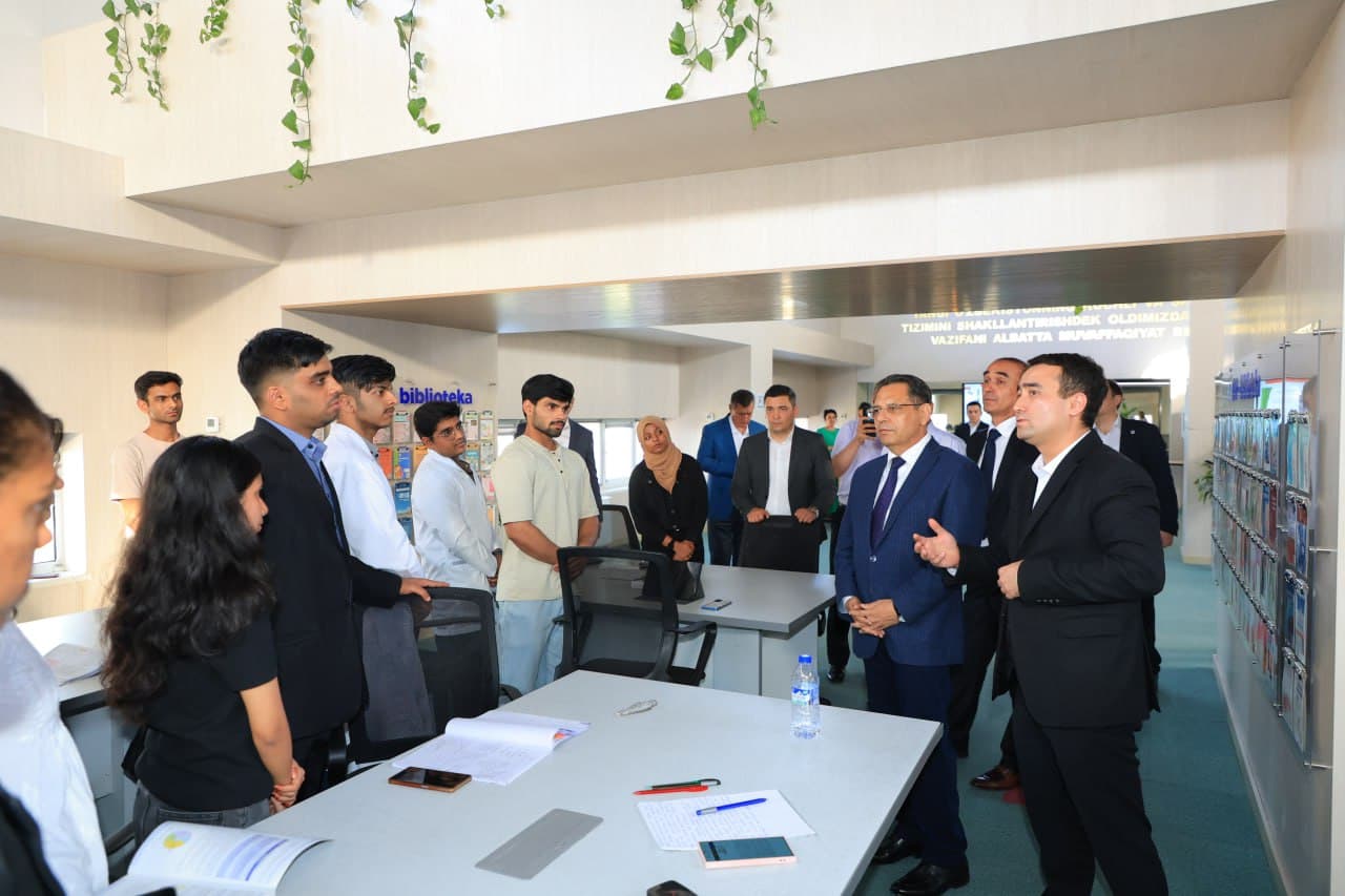 Vazir Toshkent davlat tibbiyot universitetida xorijlik talabalar uchun yaratilgan sharoitlarni o‘rgandi