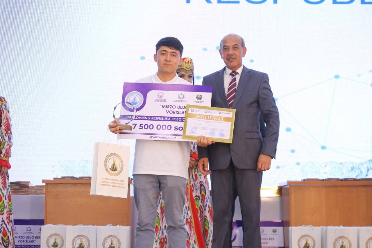“Mirzo Ulug‘bek vorislari” tanlovi: Respublika bosqichi g‘oliblari tantanali ravishda taqdirlandi