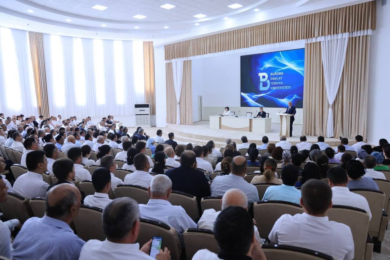 Buxoro davlat texnika universitetida yangi rahbar tanishtirildi
