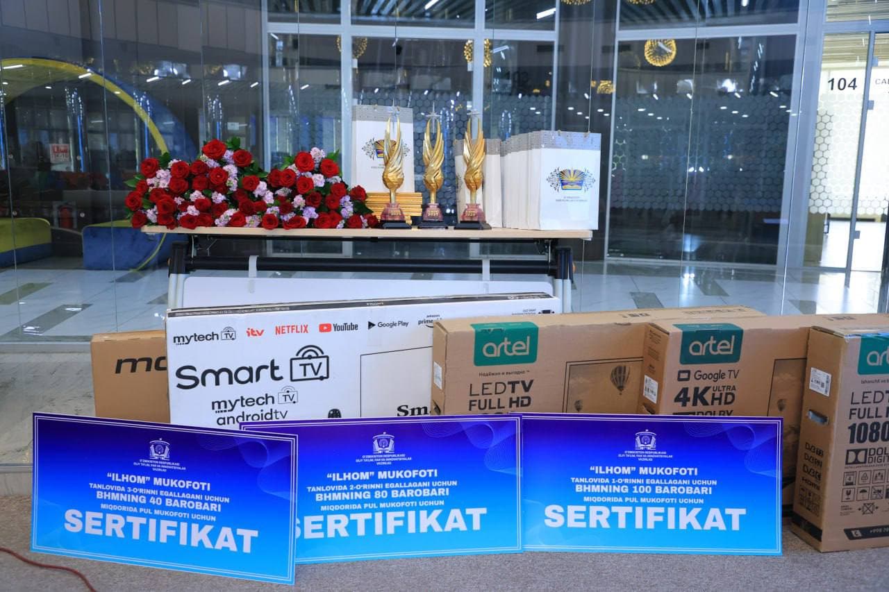 “Ilhom” mukofoti respublika tanlovining 2025-yilgi sovrindorlari tantanali taqdirlandi