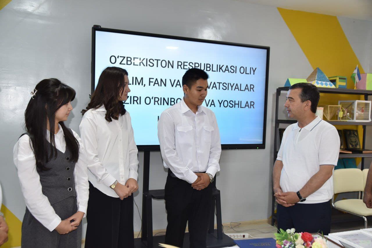 Vazir o‘rinbosari Farg‘ona viloyatidagi kasbiy ta’lim muassasalarida amalga oshirilayotgan ishlar bilan tanishdi