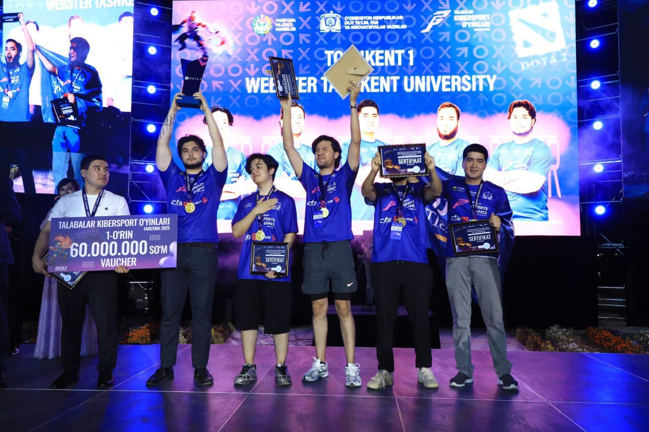 Fargʻonada talabalar kibersport oʻyinlari chempionati gʻoliblari tantanali taqdirlandi