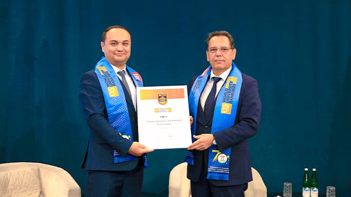 Toshkent axborot texnologiyalari universiteti xalqaro reytinglarda ko‘rsatgan natijalari e’tirof etildi