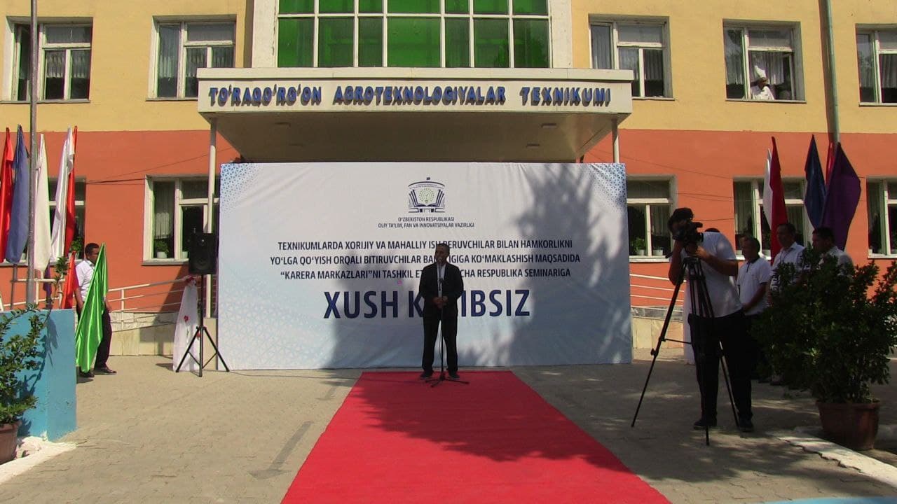 Namanganda “Karyera markazlari”ni tashkil etish bo‘yicha respublika seminari bo‘lib o‘tdi