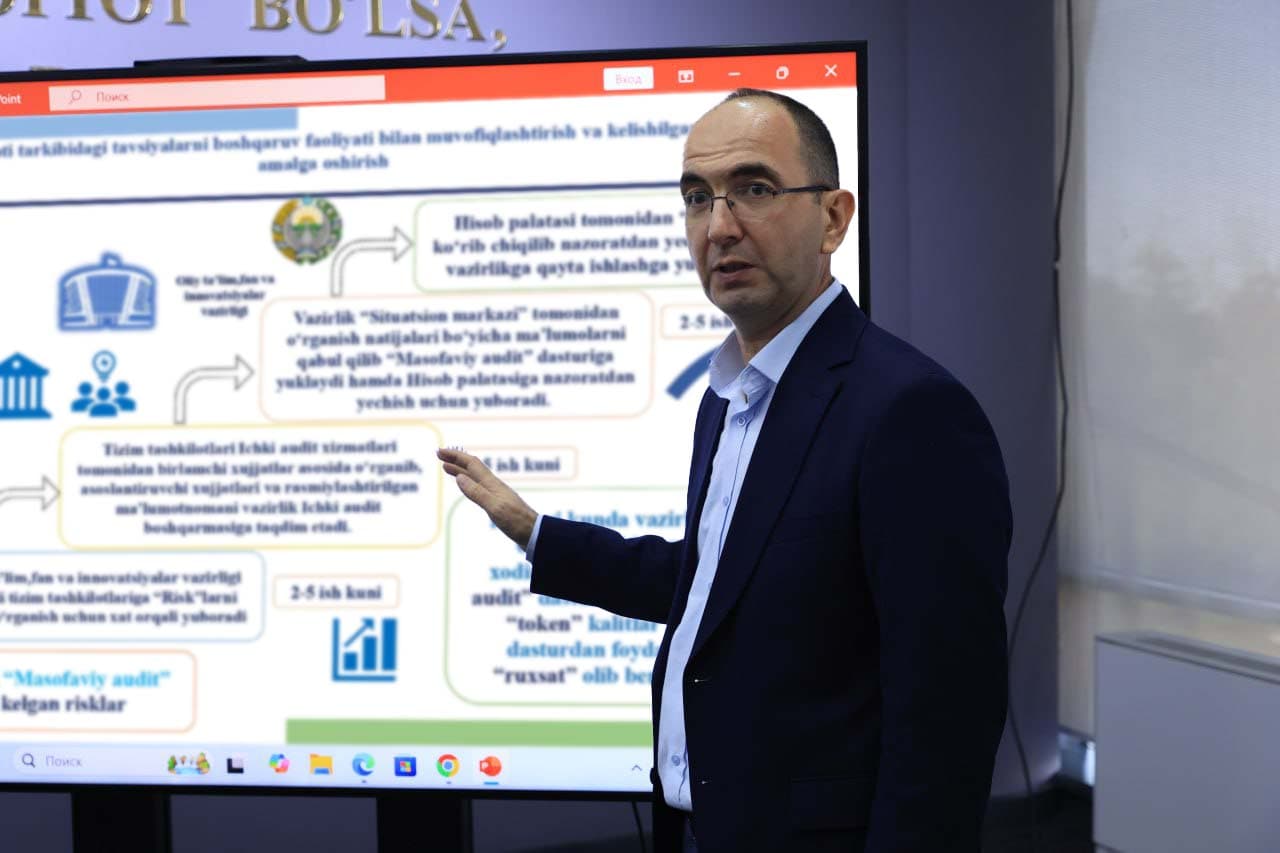 Hisob palatasi vakillari vazirlik “Situatsion markazi” faoliyati bilan tanishdi