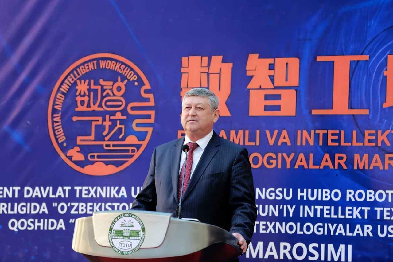 Toshkent davlat texnika universitetida “Raqamli va intellektual texnologiyalar ustaxonasi” ochildi