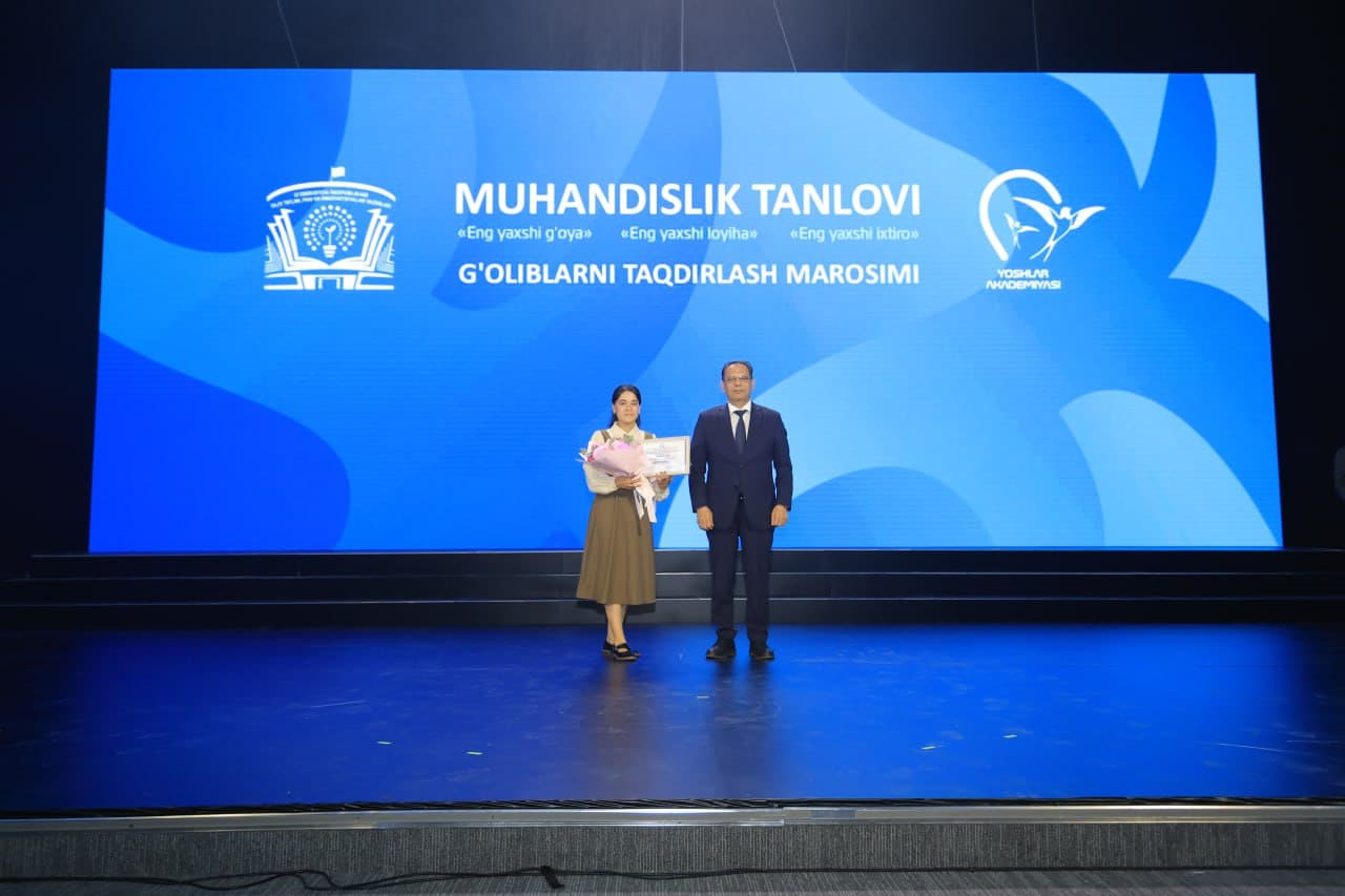 Muhandislik tanlovlari g‘oliblari tantanali taqdirlandi