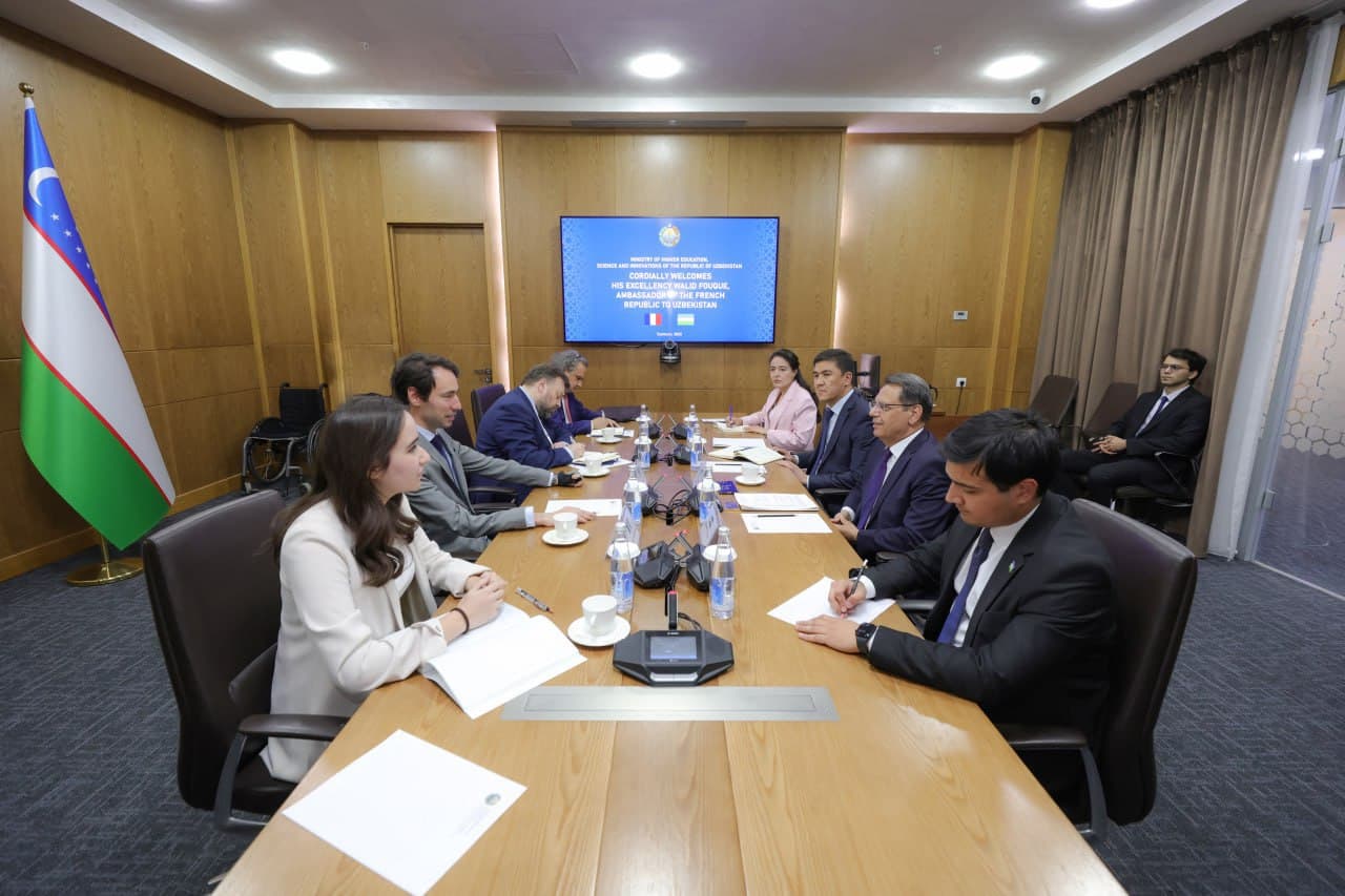 Fransiya bilan oliy va kasbiy ta’lim sohasidagi hamkorlik masalalari muhokama qilindi