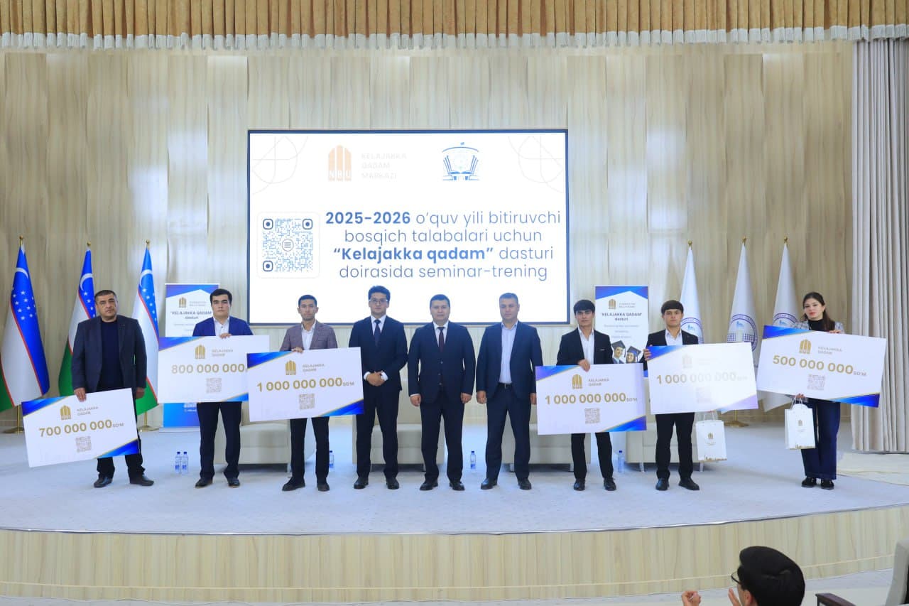 Urganchda “Talaba Expo – 2025” doirasida seminar-trening va loyihalar taqdimotlari bo‘lib o‘tdi. Startaplar moliyalashtirildi