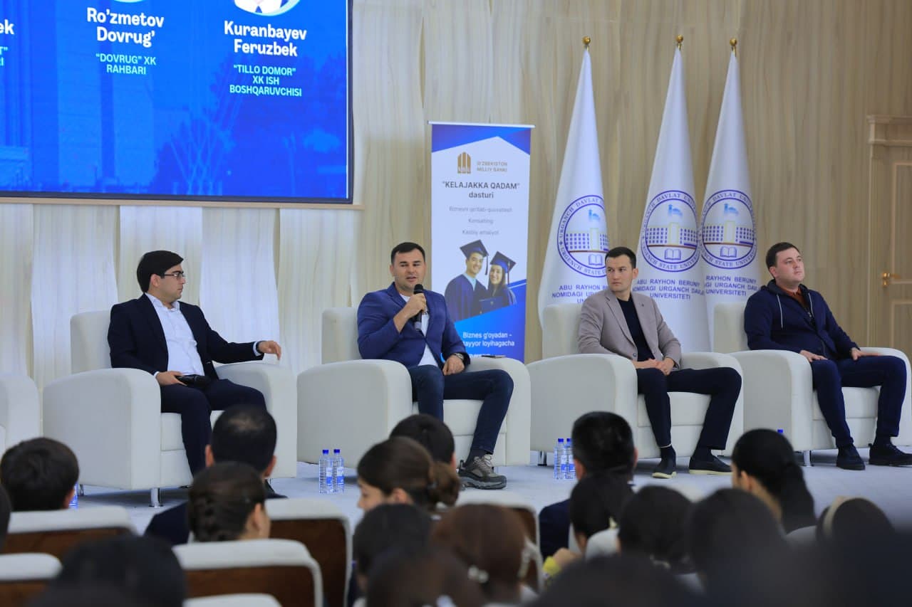 Urganchda “Talaba Expo – 2025” doirasida seminar-trening va loyihalar taqdimotlari bo‘lib o‘tdi. Startaplar moliyalashtirildi