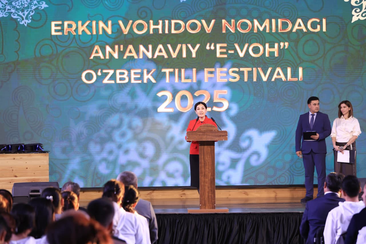 “E voh–2025” o‘zbek tili va adabiyoti olimpiadasi hamda “O‘zbek tili bayrami” festivali bo‘lib o‘tdi