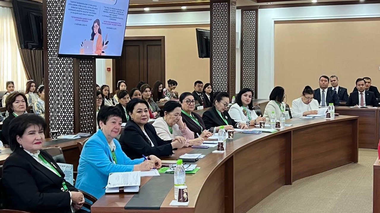 Xotin-qizlarga nisbatan tazyiq va zoʻravonlikka qarshi xalqaro anjuman oʻtkazildi