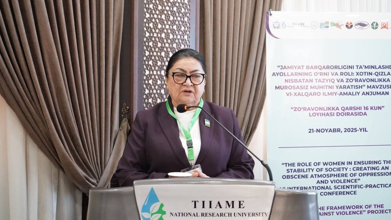 Xotin-qizlarga nisbatan tazyiq va zoʻravonlikka qarshi xalqaro anjuman oʻtkazildi