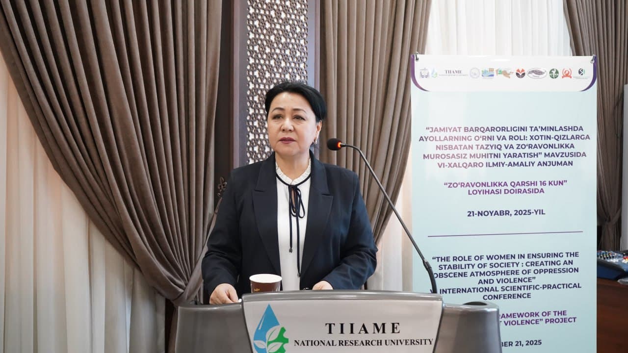 Xotin-qizlarga nisbatan tazyiq va zoʻravonlikka qarshi xalqaro anjuman oʻtkazildi