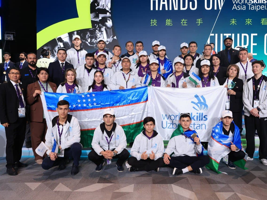 O‘zbekistonlik o‘quvchi “WorldSkills Asia Taipei 2025”da “Millat faxri” mukofotiga sazovor bo‘ld