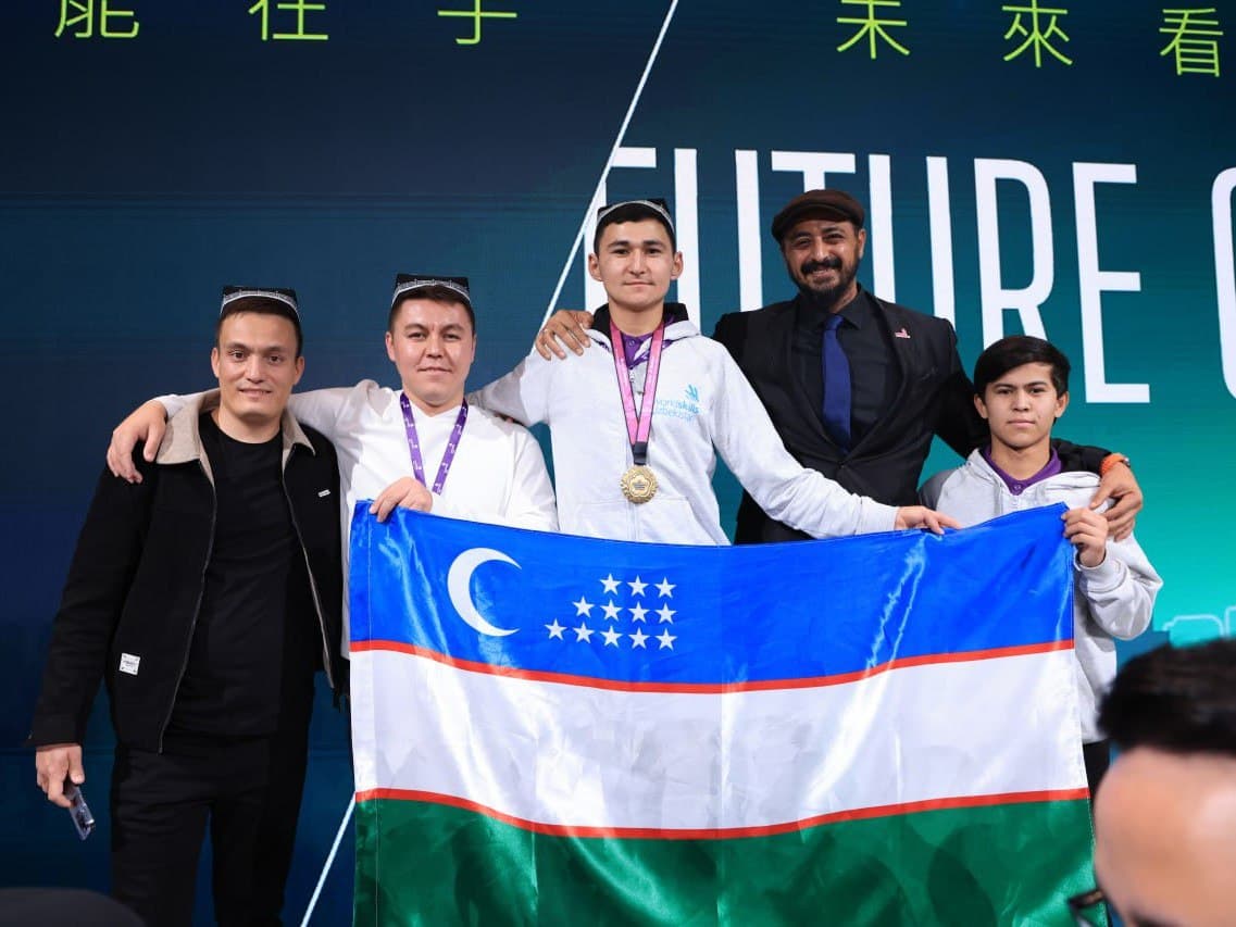 O‘zbekistonlik o‘quvchi “WorldSkills Asia Taipei 2025”da “Millat faxri” mukofotiga sazovor bo‘ld