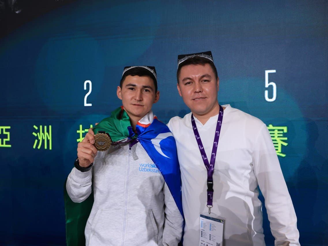 O‘zbekistonlik o‘quvchi “WorldSkills Asia Taipei 2025”da “Millat faxri” mukofotiga sazovor bo‘ld