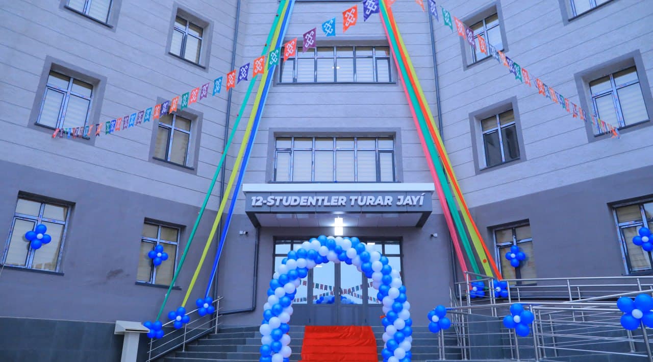 Qoraqalpoq davlat universitetida yangi 400 o‘rinli talabalar turar joyi foydalanishga topshirildi