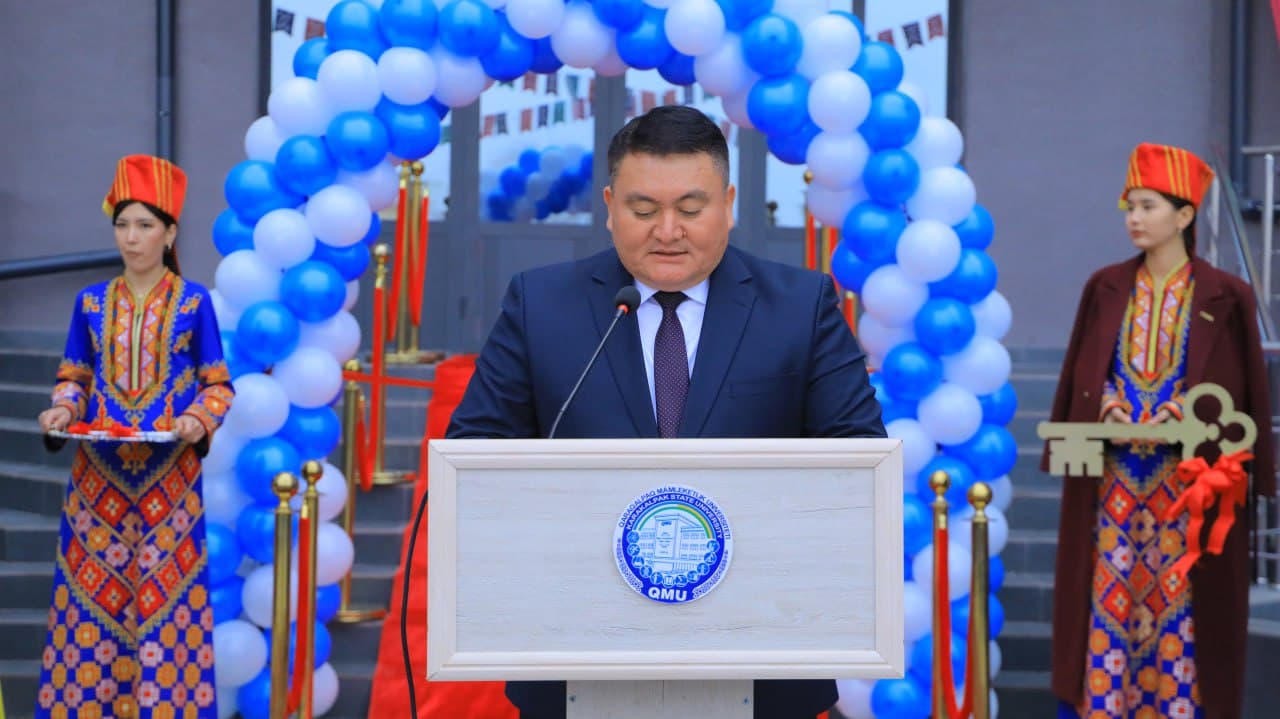 Qoraqalpoq davlat universitetida yangi 400 o‘rinli talabalar turar joyi foydalanishga topshirildi